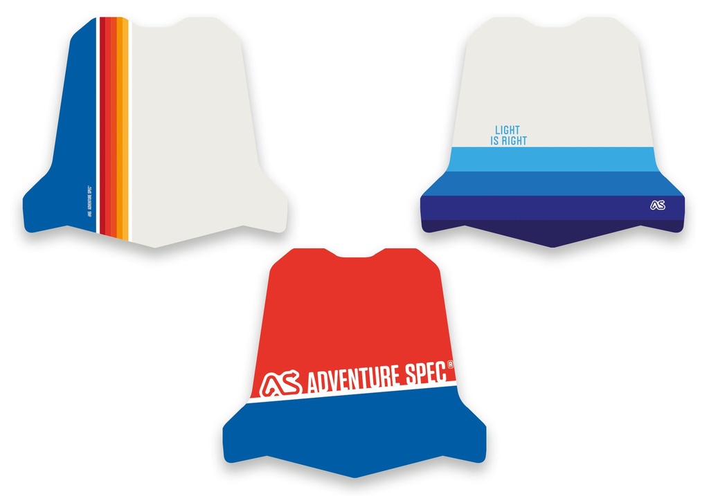 Adventure Spec | Mini Fairing Decal Sticker Red Horizon